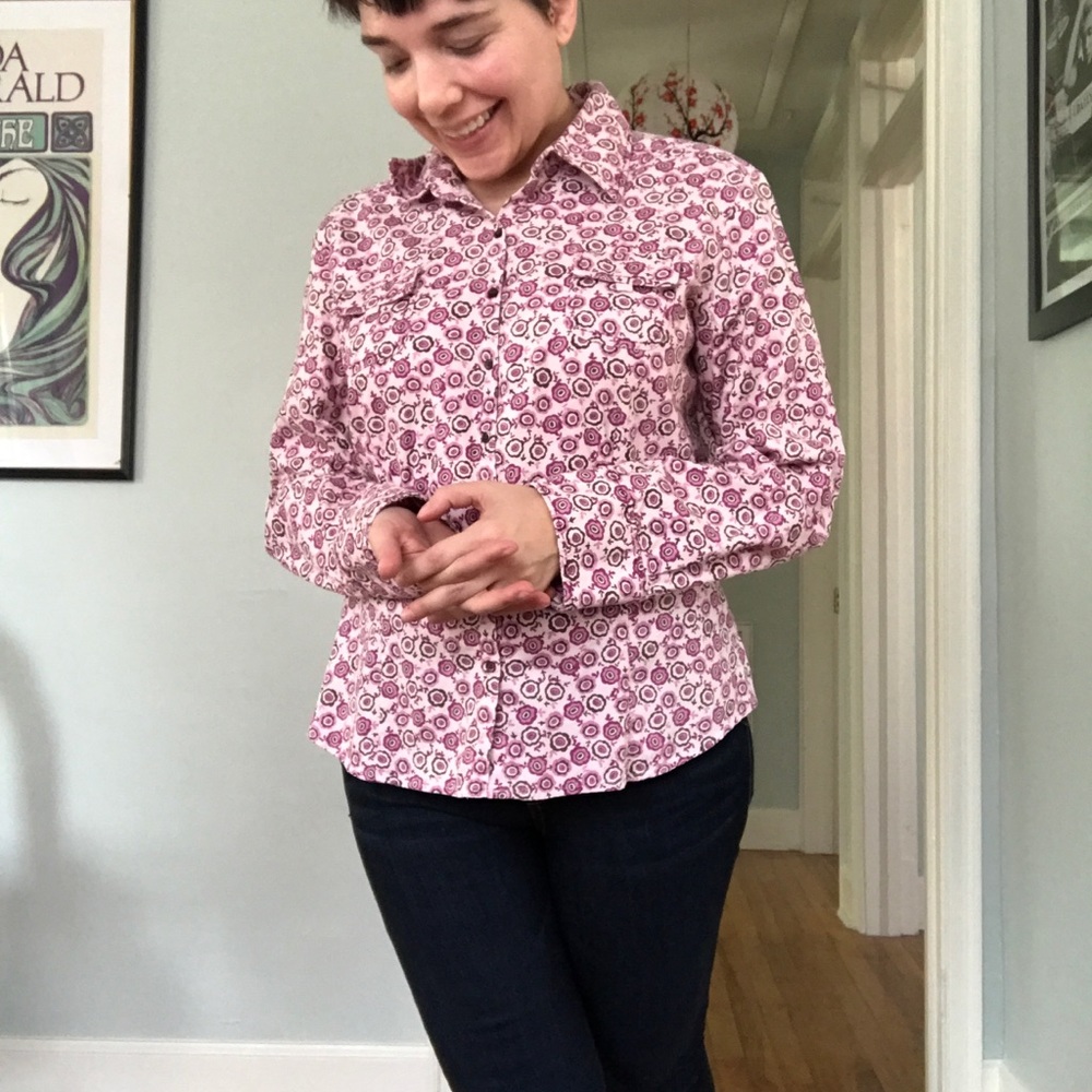 J. Jill floral shirt